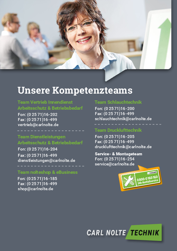 Flyer Kontaktdaten